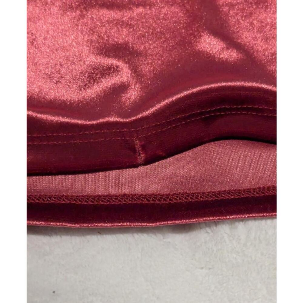 Pink Velour Crop Top SIze XXS - Picture 4 of 5